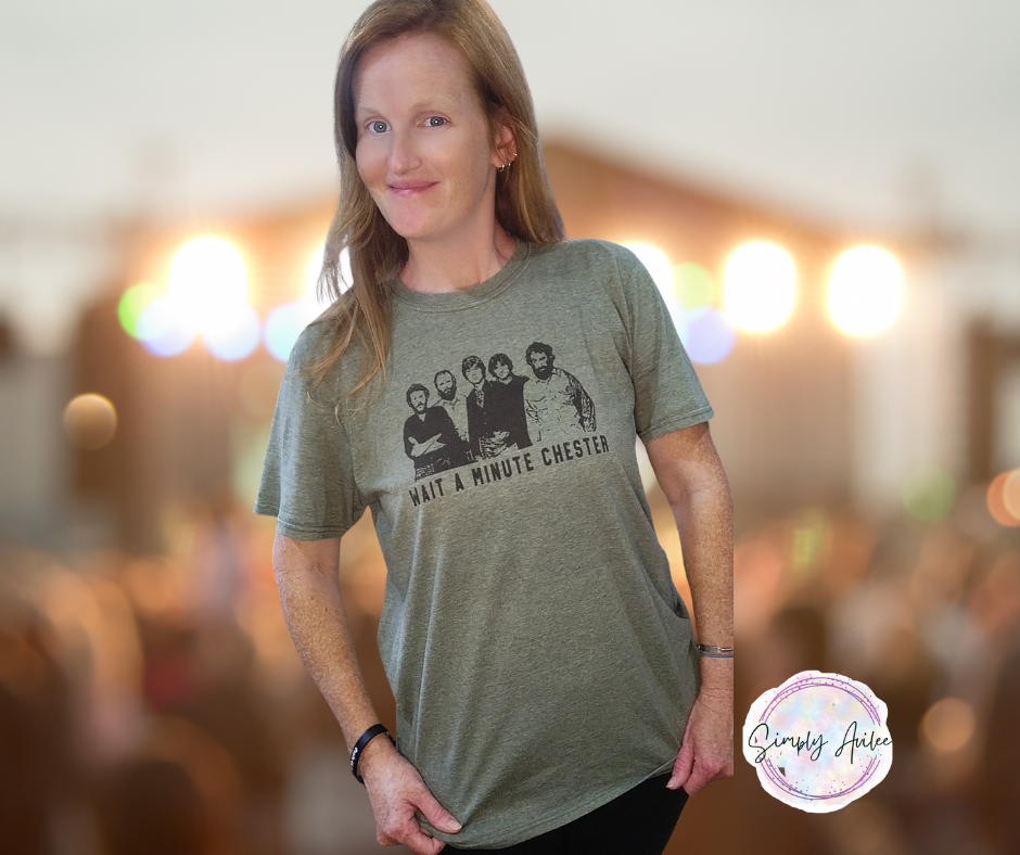 Wait A Minute Chester Classic Rock Tee