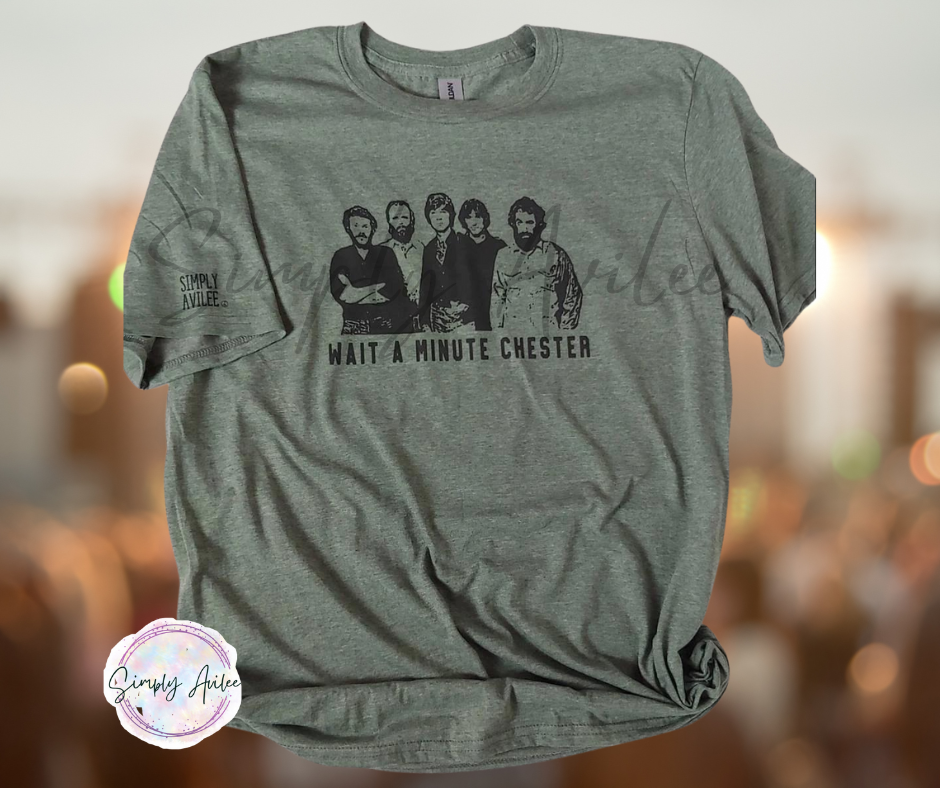 Wait A Minute Chester Classic Rock Tee