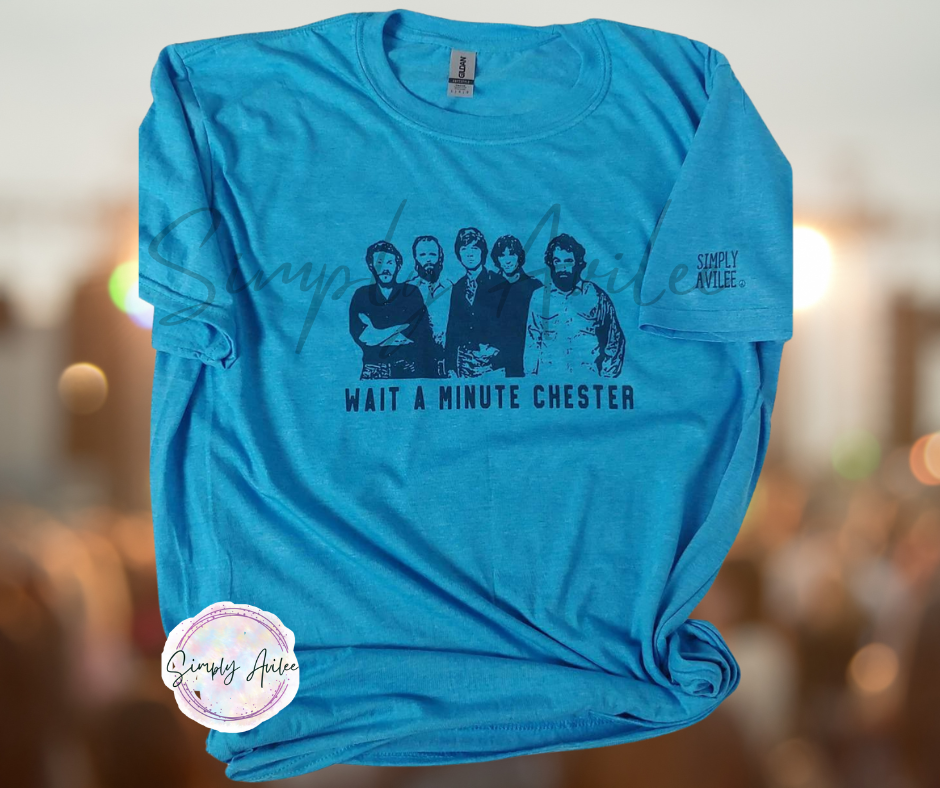 Wait A Minute Chester Classic Rock Tee