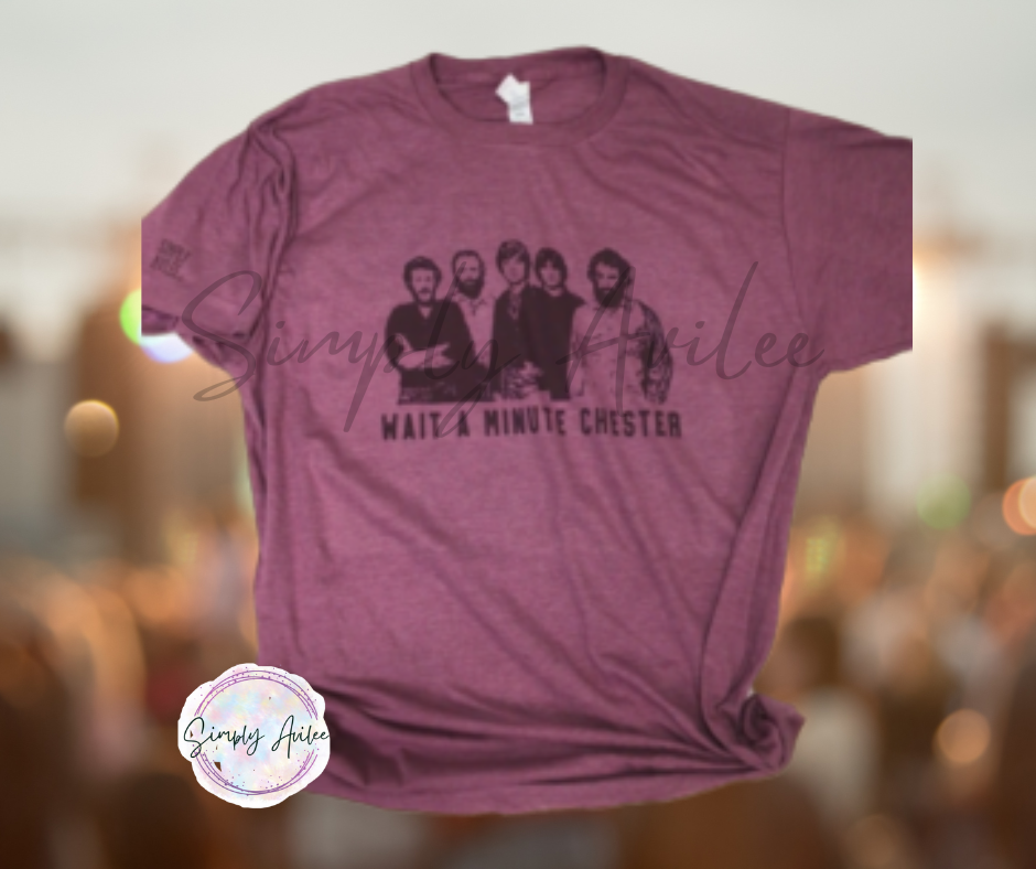 Wait A Minute Chester Classic Rock Tee