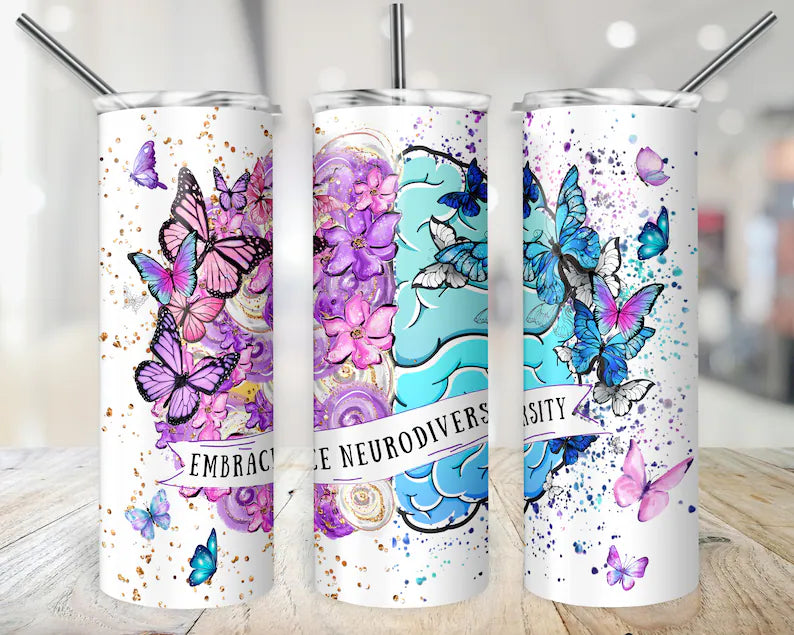 Embrace Neurodiversity 20oz Tumbler