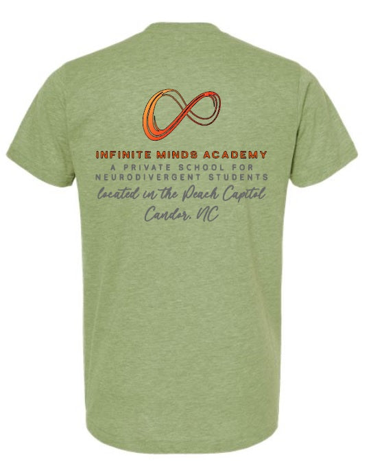 Infinite Minds Academy Autism with a Side of Peaches Tee