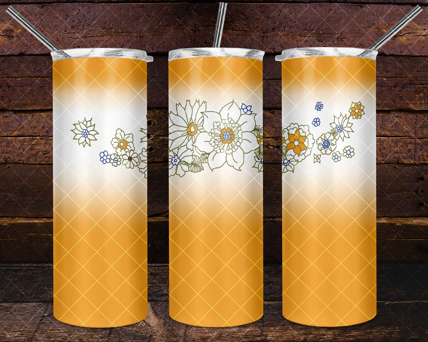 Corningware Floral Bouquet Tumbler