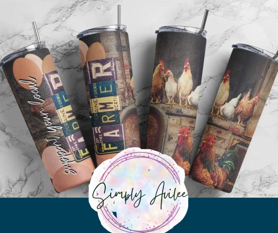 Chicken Farmer, 20oz Tumbler