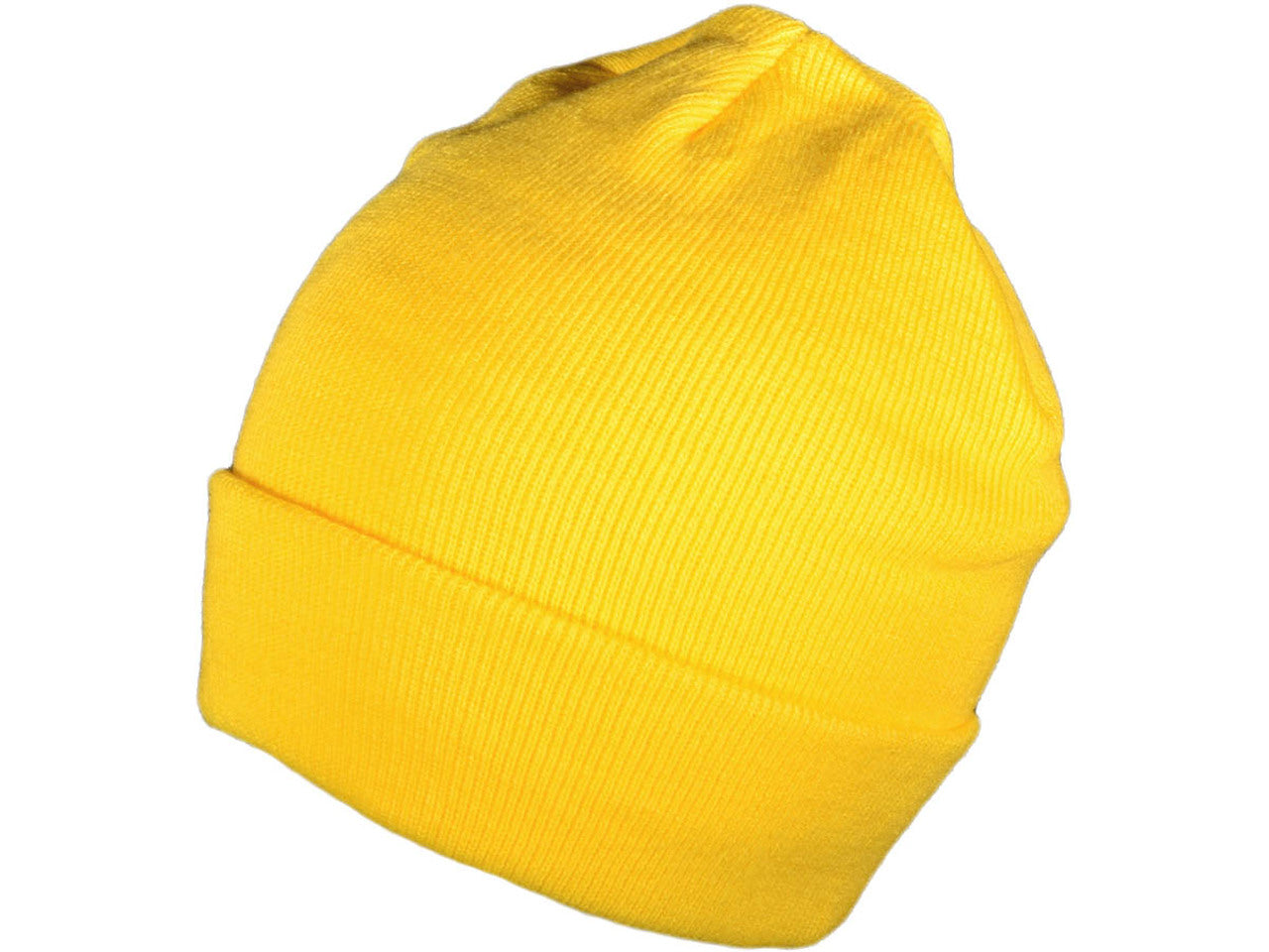 Custom Leather Patch Name Beanies, Cuffed Unisex