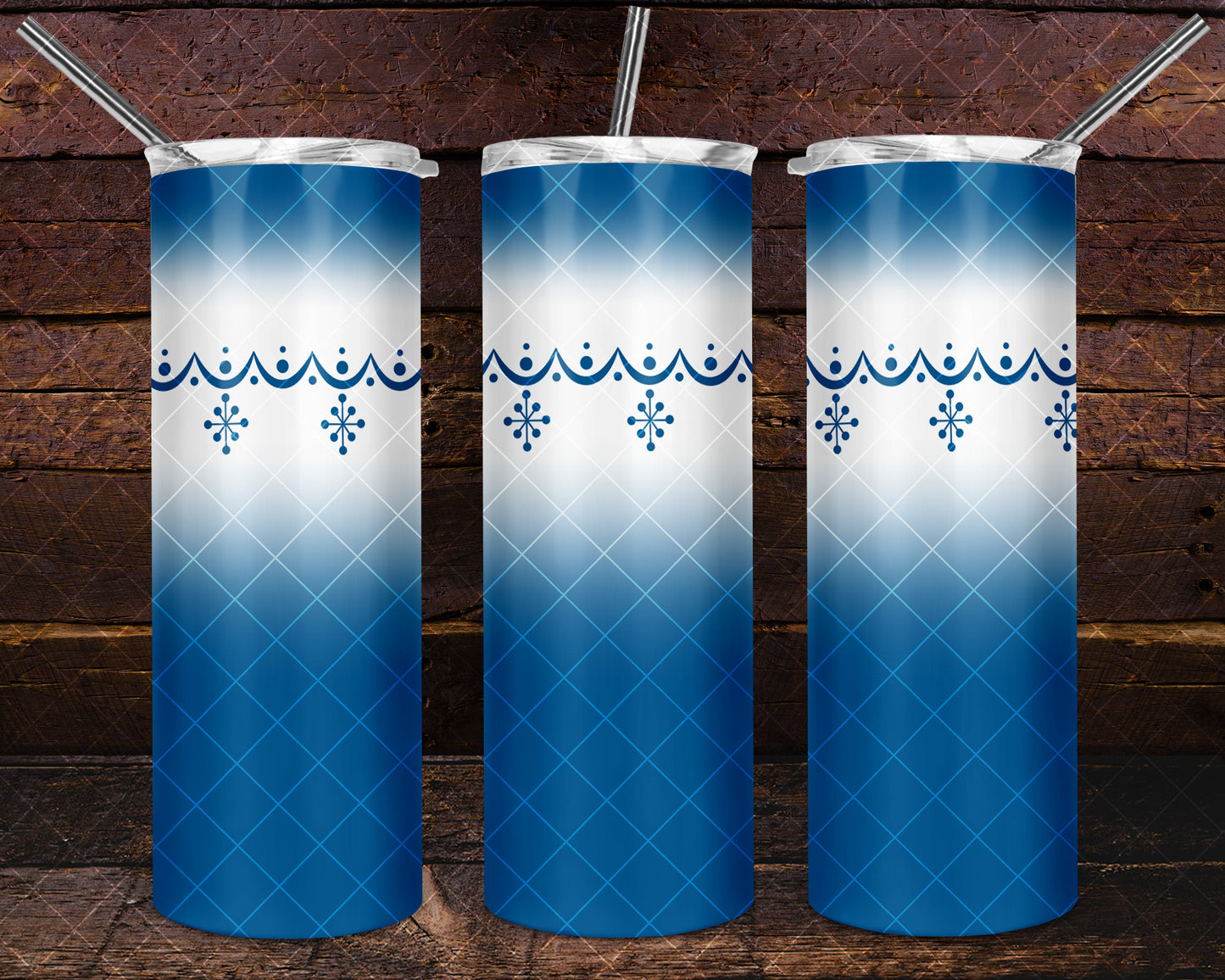 Pyrex Snowflake Garland, 20oz Tumbler