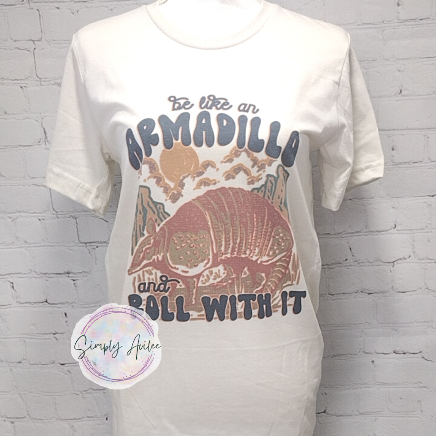 Be Like an Armadillo and Roll with It, Country Western Shirt