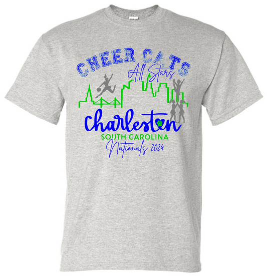 Cheer Cats All Star Charleston Tees 2024