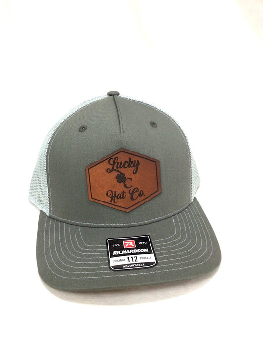 Lucky C Hat Co Original Logo Leather Patch