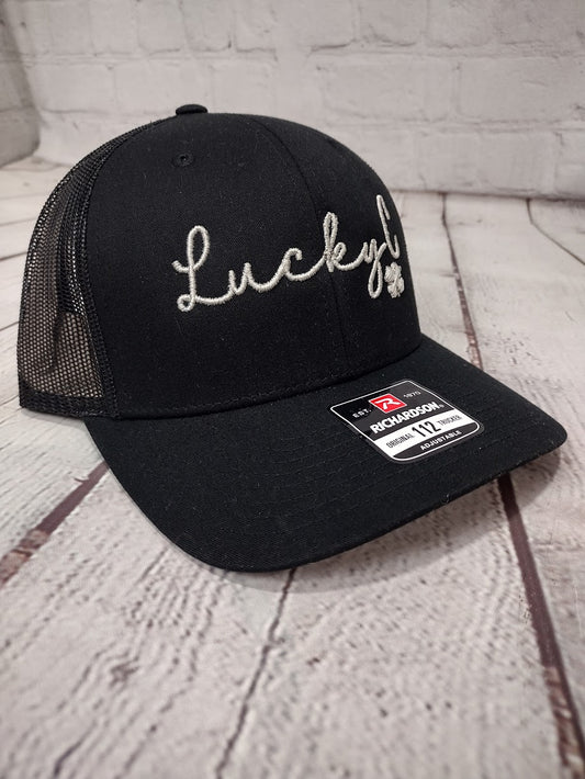 Lucky C Hat Co Classy 3D Embroidered Logo