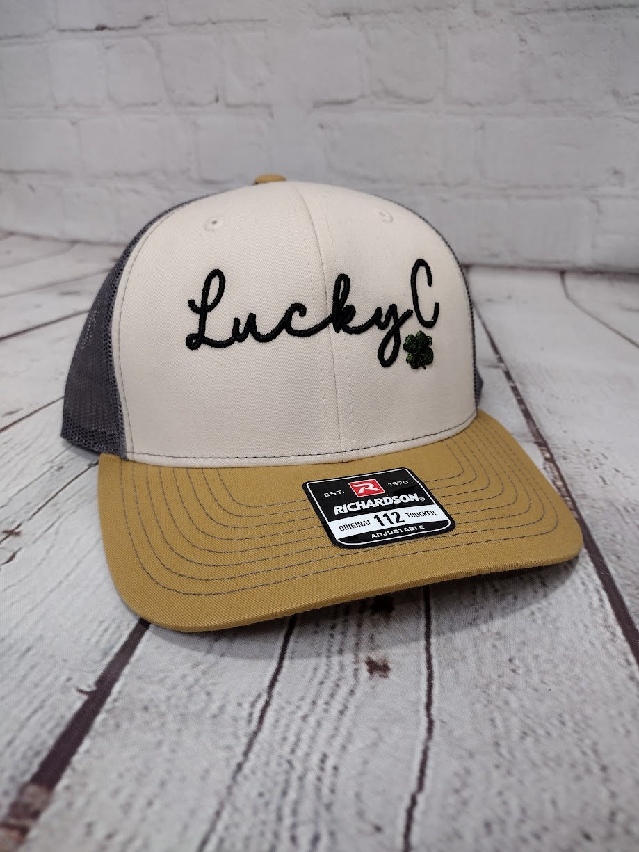 Lucky C Hat Co Classy 3D Embroidered Logo