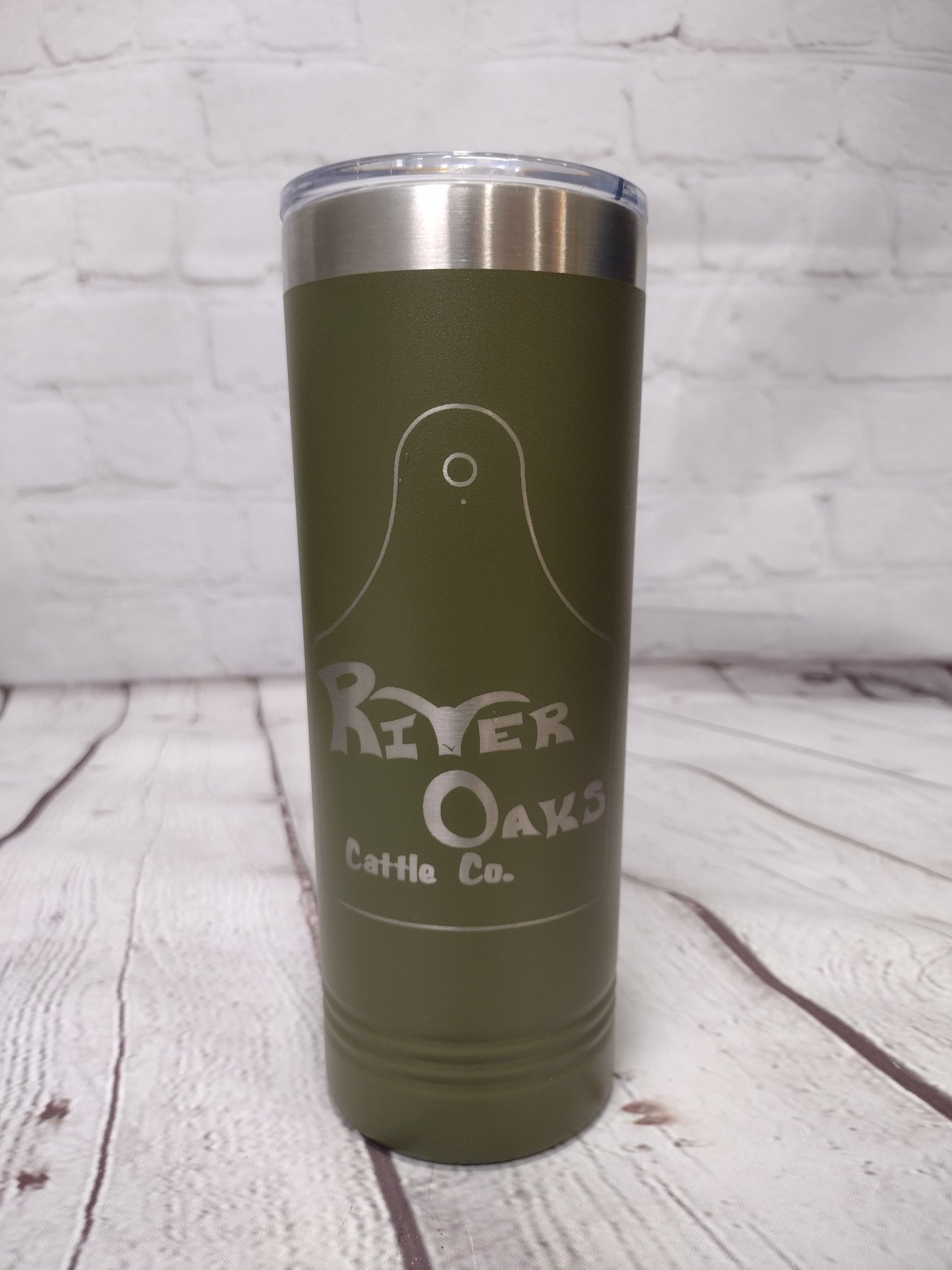 River Oaks Cattle Co. Engraved Tumblers