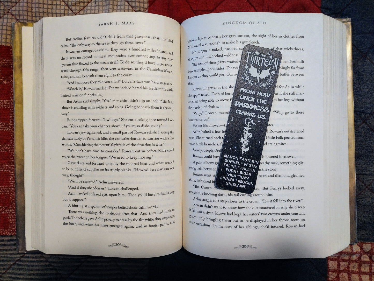 Book Themed Bookmark, The Thirteen