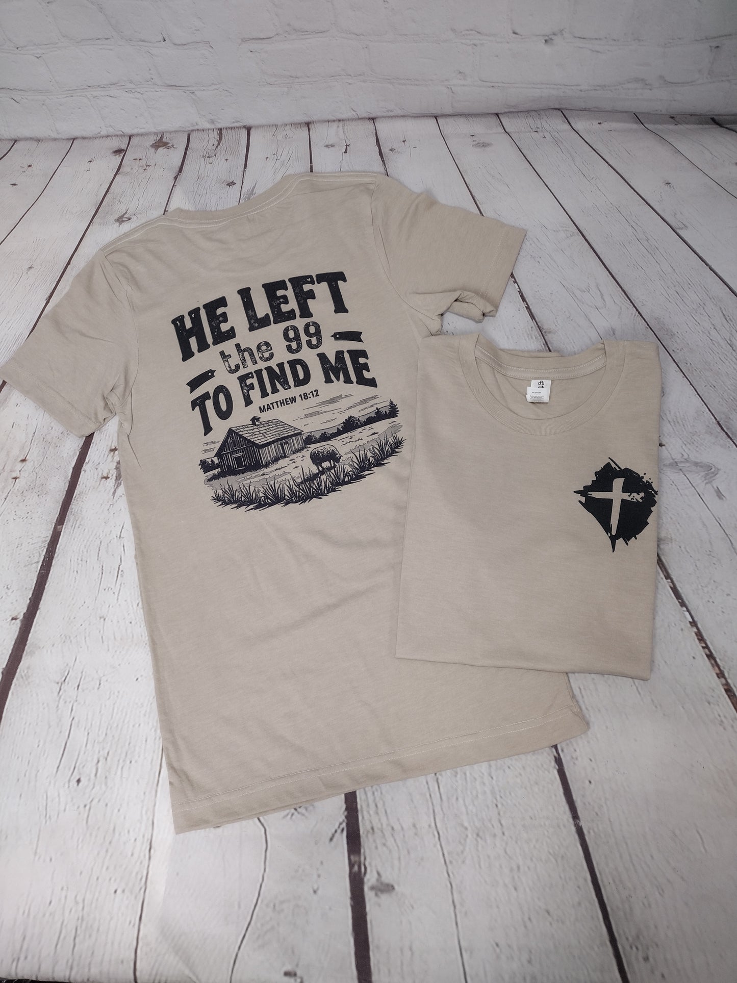 He Left the 99 Tee