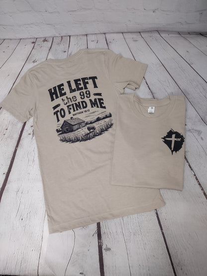 He Left the 99 Tee