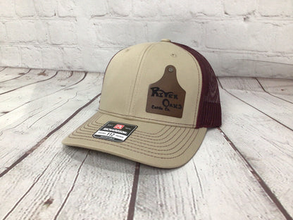 River Oaks Cattle Co Cattle Tag Hat
