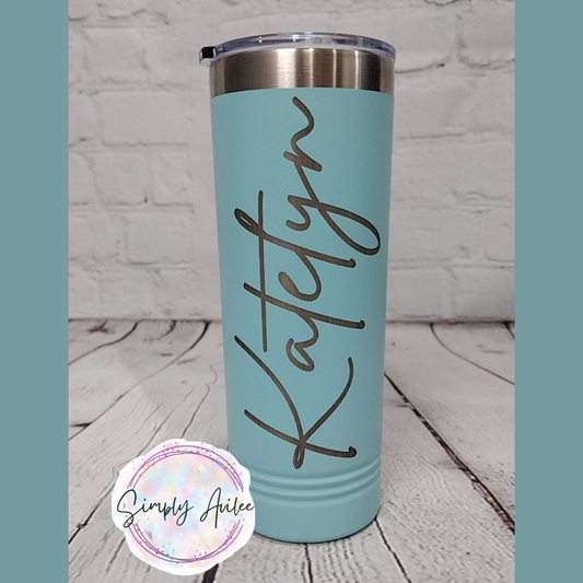 Custom Engraved Name Tumbler