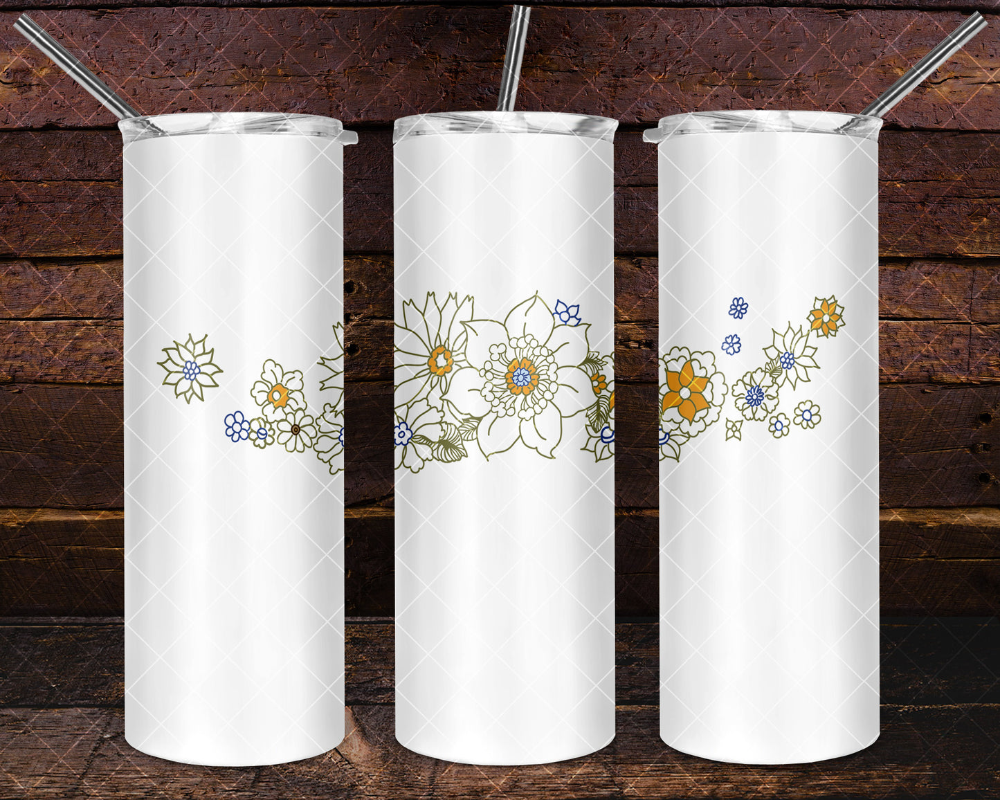 Corningware Floral Bouquet Tumbler