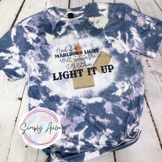 Light It Up, Bleached Tee