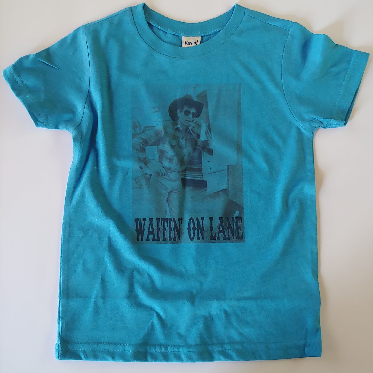 Waitin' on Lane Western Rodeo Legend Kids or Adult Tee