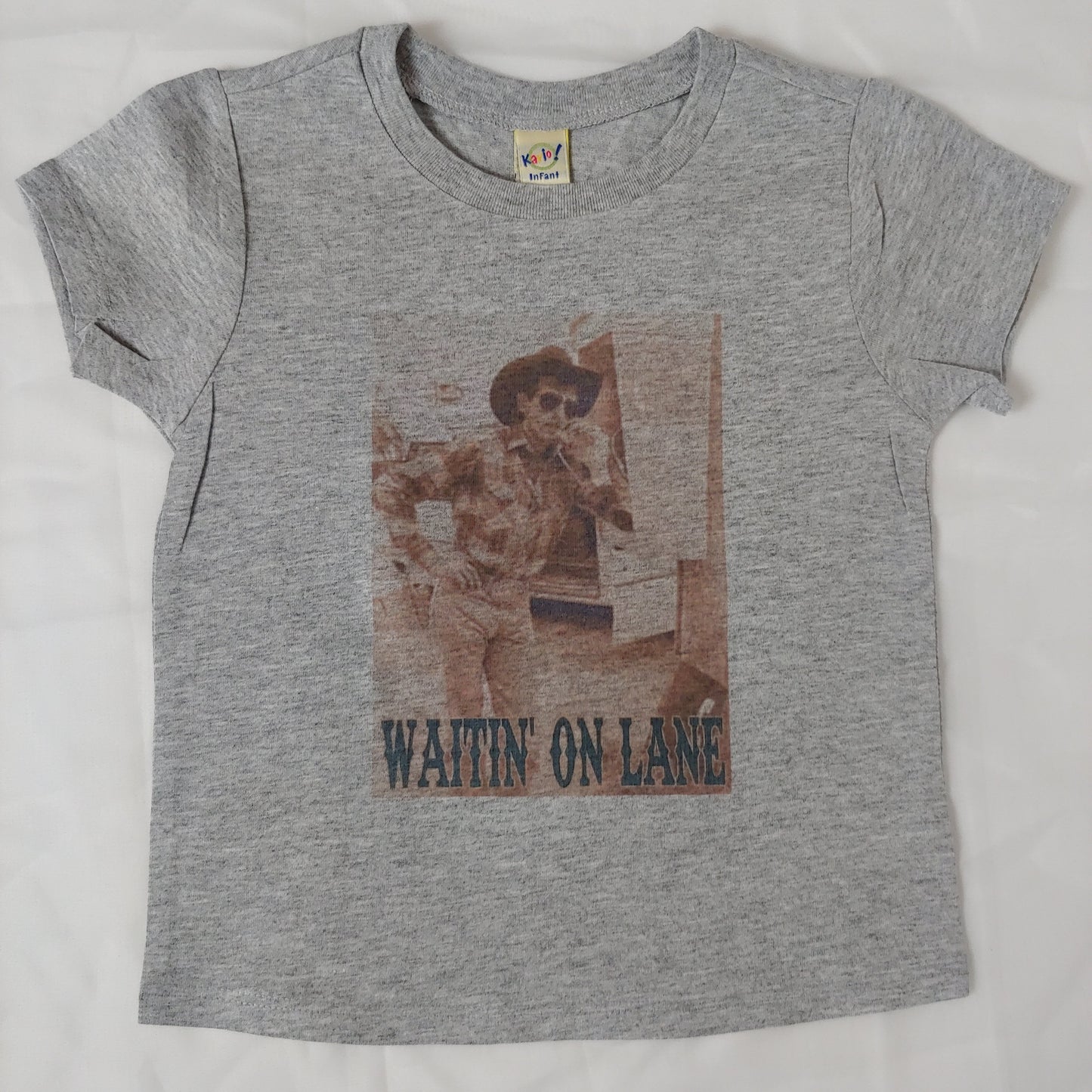 Waitin' on Lane Western Rodeo Legend Kids or Adult Tee