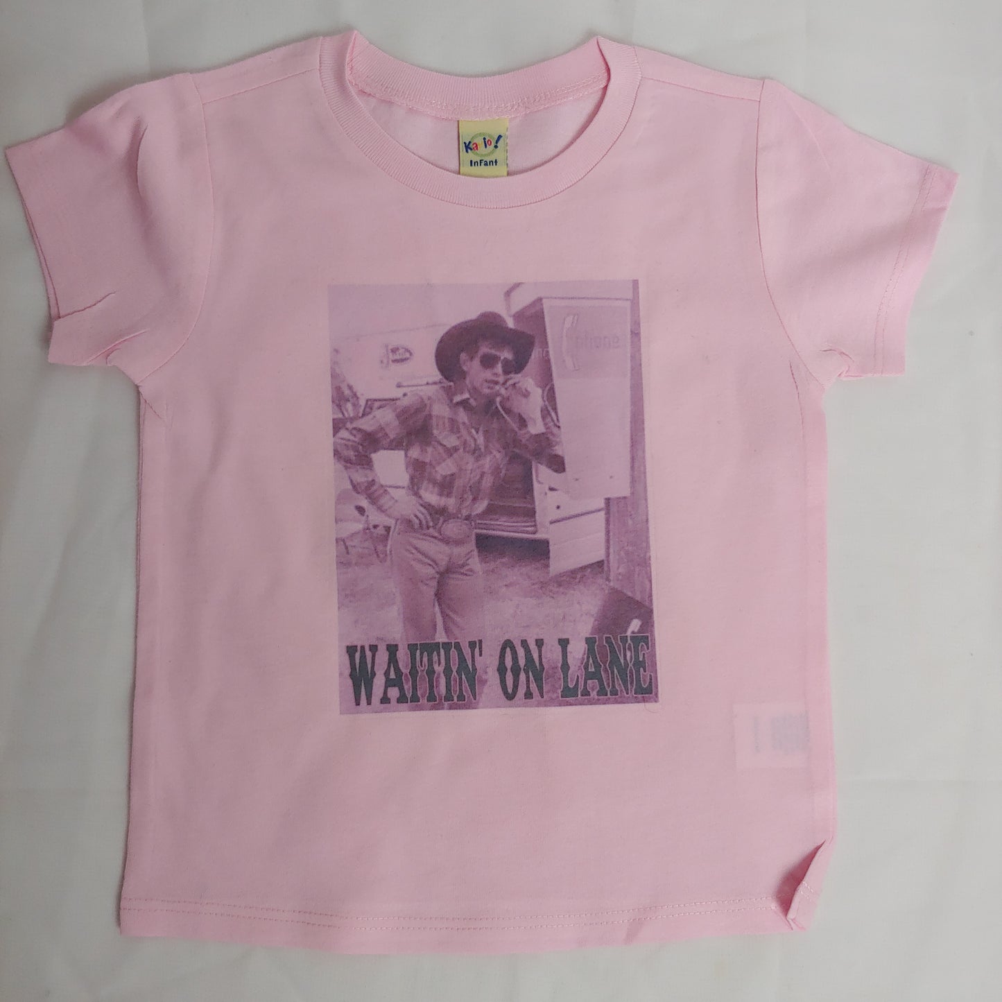 Waitin' on Lane Western Rodeo Legend Kids or Adult Tee