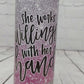 She Works Willing With Her Hands Nurse Tumbler, 20oz Tumbler