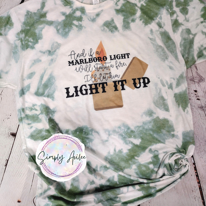 Light It Up, Bleached Tee