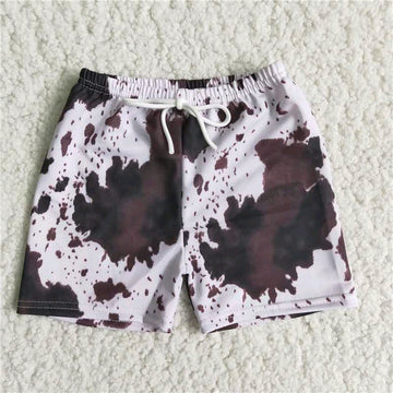 Boys Cowhide Swim Trunks