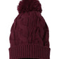 Lucky C Hat Co. Leather Patch Beanies, Ladies