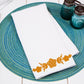 Butterfly Gold Pyrex Pattern Waffle Weave Dishtowel