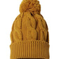 Lucky C Hat Co. Leather Patch Beanies, Ladies