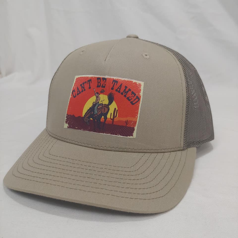 Can't Be Tamed Cowboy Snapback Trucker Hat