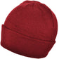 Custom Leather Patch Name Beanies, Cuffed Unisex