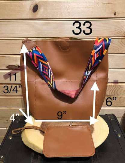 Monogrammed Bango Vegan Leather Purse Bag