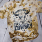 Simmer Down Cowboy Western Cowgirl Bleached Tee