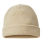 Custom Leather Patch Name Beanies, Cuffed Unisex