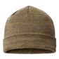 Lucky C Hat Co. Leather Patch Beanies, Ladies