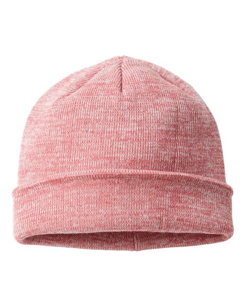 Lucky C Hat Co. Leather Patch Beanies, Ladies