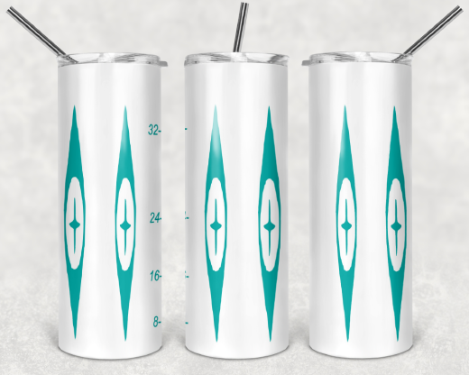 Pyrex Atomic Eyes Tumbler