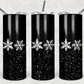 Pyrex Black Snowflake Tumbler