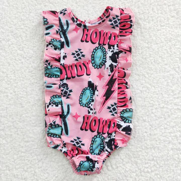 Howdy Ruffles Girls Swimsuit