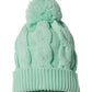 Lucky C Hat Co. Leather Patch Beanies, Ladies