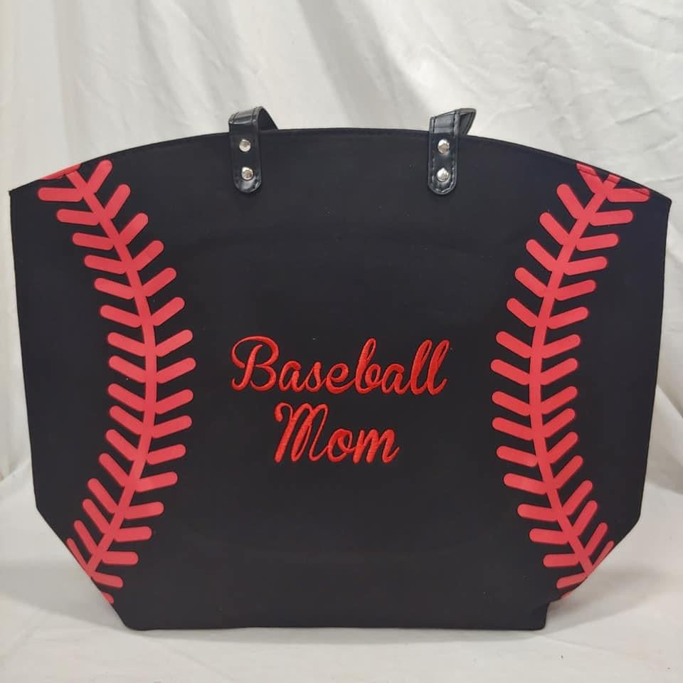 Baseball or Softball Tote, Mom Bag, Personalized Ball Bag