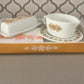 Butterfly Gold Pyrex Pattern Waffle Weave Dishtowel