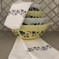 Pyrex Gooseberry Pattern Waffle Weave Dishtowel